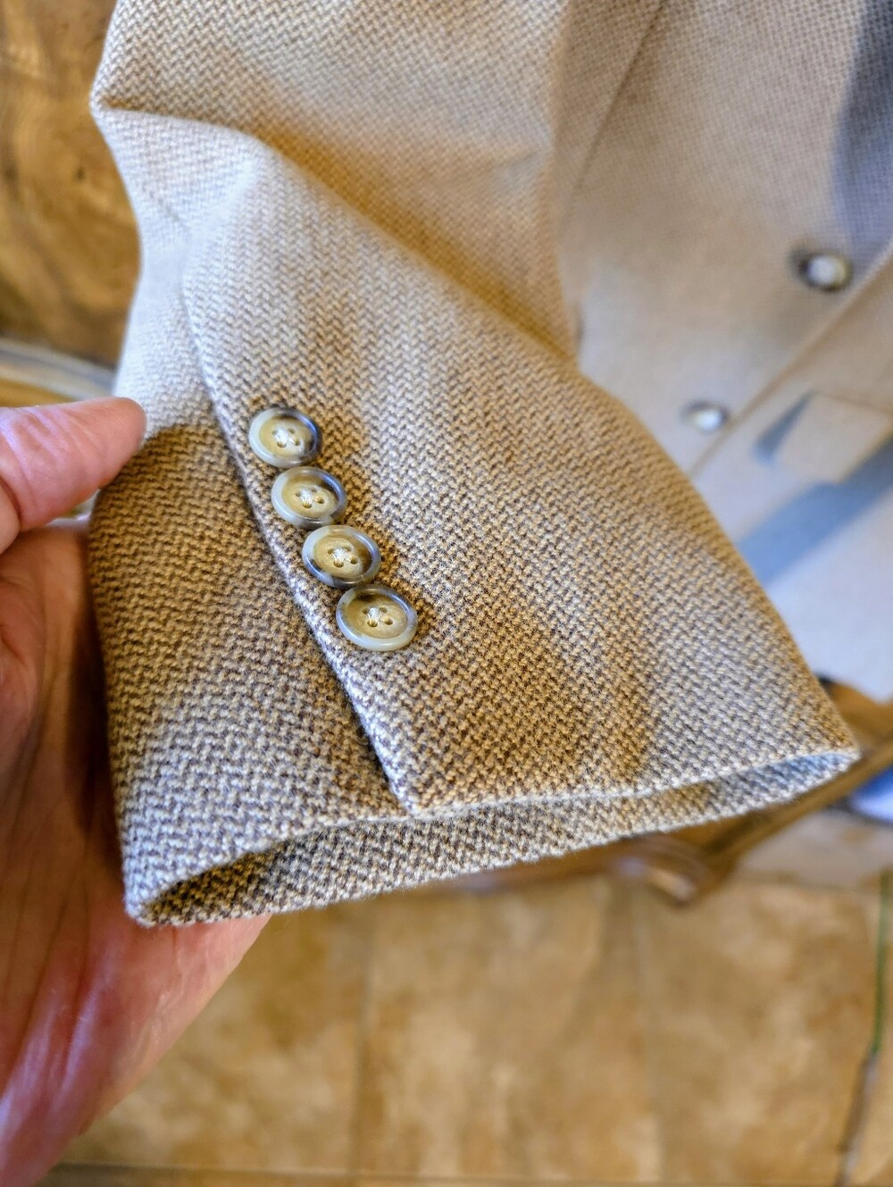Corbin for Dillards (40R) Tan Ventless Sport Coat
